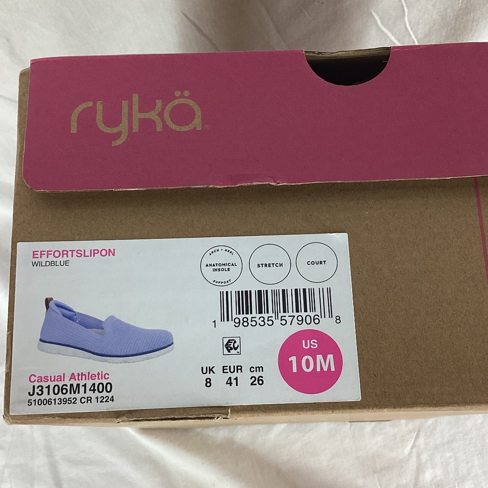 Ryka Effortslipon Womens Shoes Size 10 M Wildblue Slipon Stretch Sneakers NEW - Picture 12 of 13